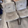 Set of 2 Annie Dining Chair - Velvet/P12 Smoke Legs Set of 2 Annie Dining Chair - Velvet/P12 Smoke Legs