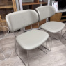 Calligaris - Set of 2 Claire M Chairs in Taupe Leather Calligaris - Set of 2 Claire M Chairs in Taupe Leather
