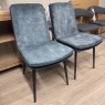 Set of 2 - Jimmy Dining Chairs - Teal Set of 2 - Jimmy Dining Chairs - Teal