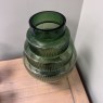 Natuzzi - Green Ribbed Vase Natuzzi - Green Ribbed Vase