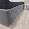 Kingsize Silentnight - Divan Base - 2 Drawers - Grey Fabric Kingsize Silentnight - Divan Base - 2 Drawers - Grey Fabric