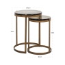 Cleo - Set of 2 Tables Cleo - Set of 2 Tables