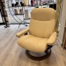 Stressless - Consul Large Chair - Batick Cream Leather Classic Base Stressless - Consul Large Chair - Batick Cream Leather Classic Base