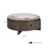 Langford - Round Coffee Table with Storage Langford - Round Coffee Table with Storage