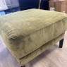 Natuzzi Editions - Calore Ottoman in green fabric Natuzzi Editions - Calore Ottoman in green fabric