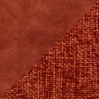 Copper Velvet and Red Textile